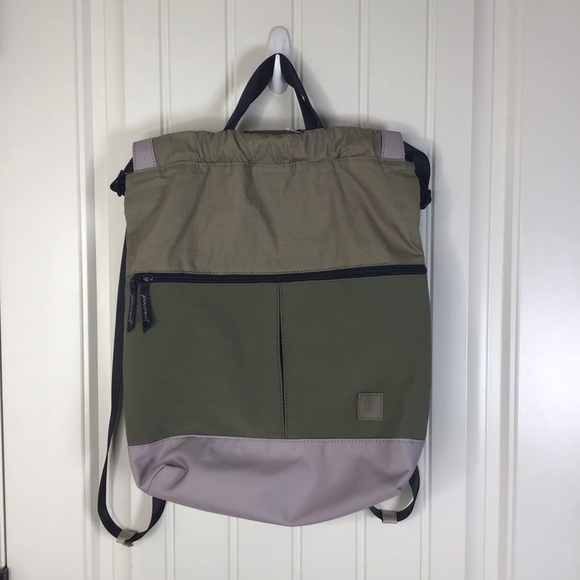 FP Movement by Free People Ripstop Drawstring Pack in Green. main image 4